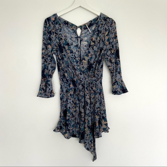 Free People All The Right Ruffles Romper - Picture 4 of 10